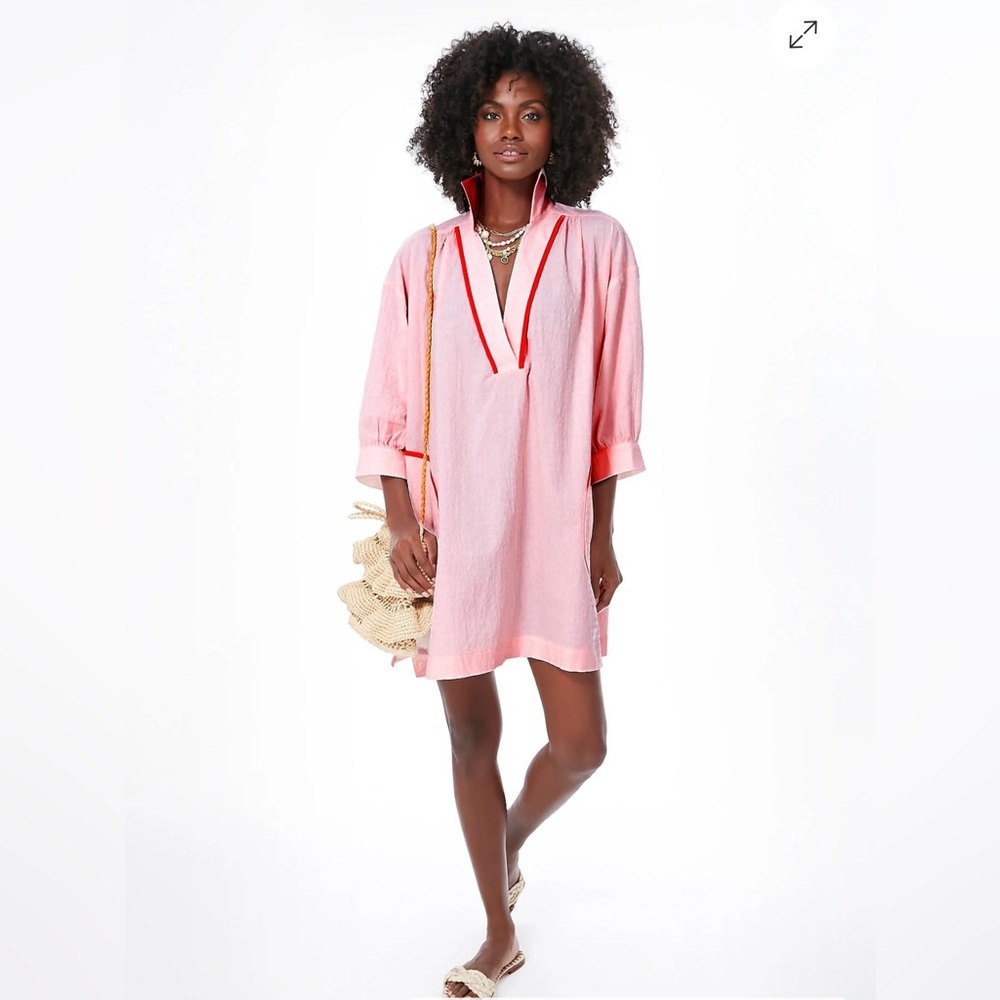 Pomander Place Pink Salt Lizzie Coverup from Tuckernuck